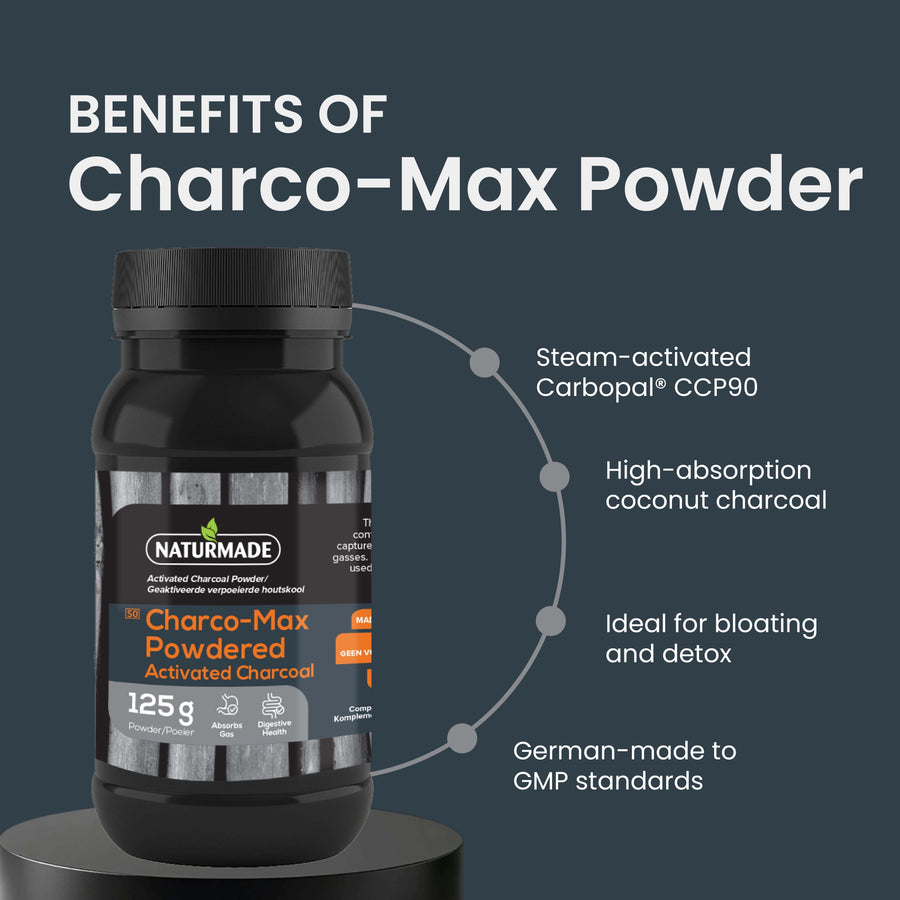 Activated Charco-Max Powder | Rapid Digestive Support
