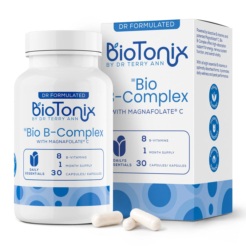 Bio B-Complex | 8 Essential B Vitamins + Active Folate & B12