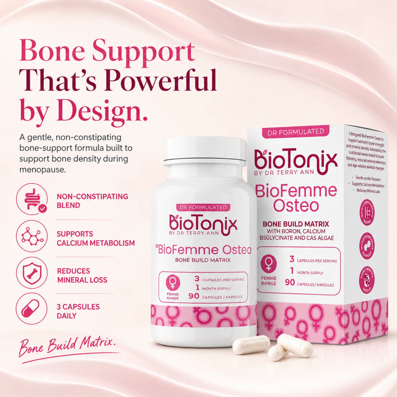 BioFemme Osteo | Calcium, Magnesium, D3 & K2 for Bone Health - alternate view