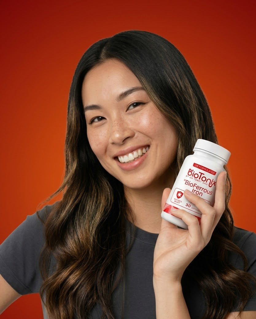 BioFerrous Iron | 24 mg Ferrochel® Chelated Iron + Active Folate & B12