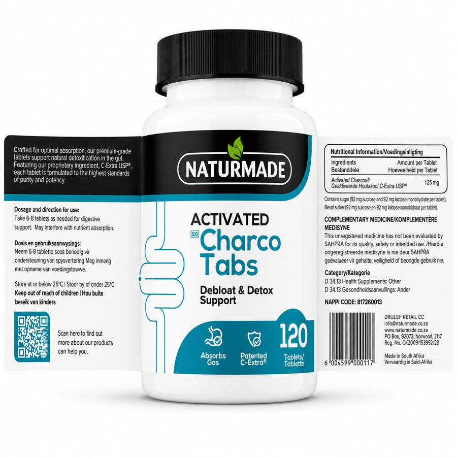 Activated Charco Tabs | Pharmaceutical-Grade Activated Charcoal