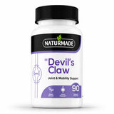 Naturmade Devil's Claw 90 tablets bottle front view for joint and mobility support.
